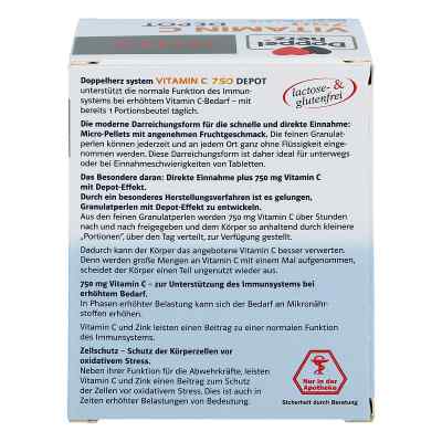 Doppelherz Vitamin C 750 Depot system Pellets zamów na apo-discounter.pl