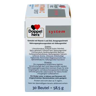 Doppelherz Vitamin C 750 Depot system Pellets zamów na apo-discounter.pl