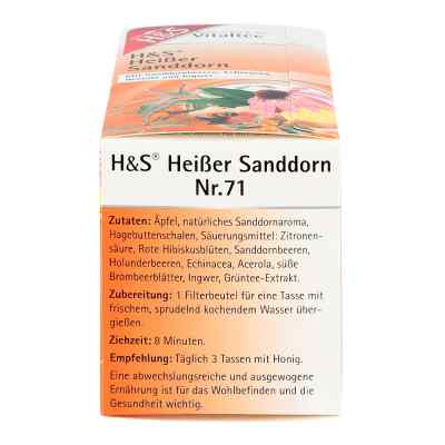 H&s Heisser Sanddorn Vitaltee Filterbeutel zamów na apo-discounter.pl