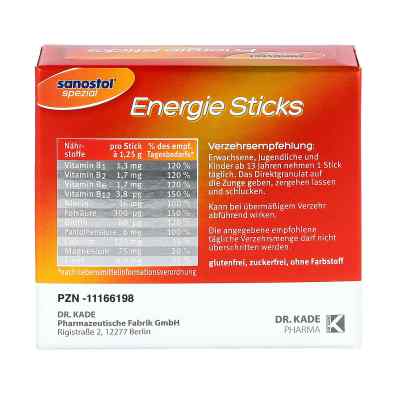 Sanostol spezial Energie Sticks zamów na apo-discounter.pl