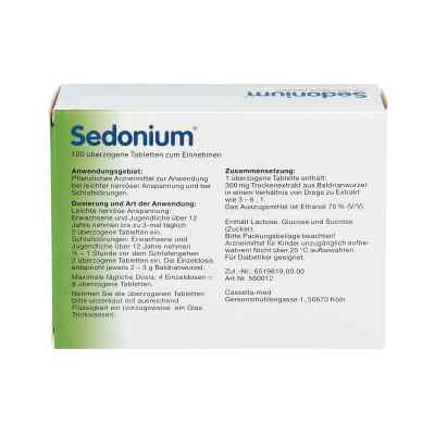 Sedonium Tabletki nasenne Sedonium Tabletki nasenne