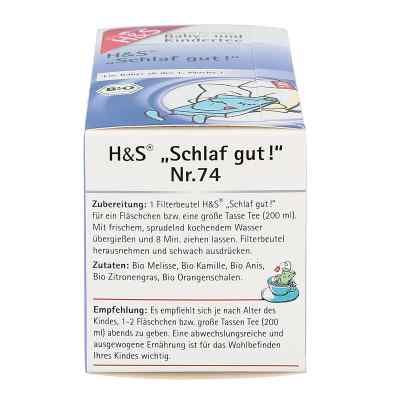 H&s Schlaf gut Bio Baby- und Kindertee Filterbeut. zamów na apo-discounter.pl