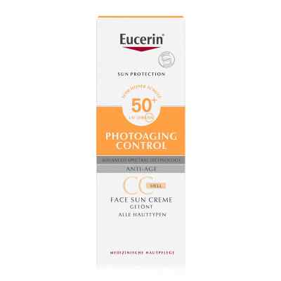Eucerin Sun krem tonujący CC SPF 50+ odcień jasny zamów na apo-discounter.pl
