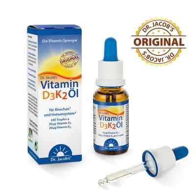 Doktor Jacob witamina D3 + K2 w oleju, krople zamów na apo-discounter.pl