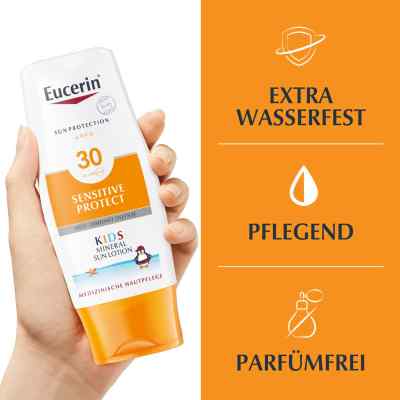 Eucerin Sun Kids mleczko ochronne z mikropigmentami SPF30 zamów na apo-discounter.pl