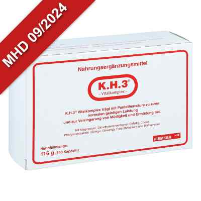 K.H.3 Vitalkomplex kapsułki 150 szt. od Esteve Pharmaceuticals GmbH PZN 11524522
