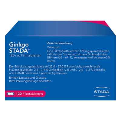 Ginkgo Stada 120 mg Filmtabletten zamów na apo-discounter.pl