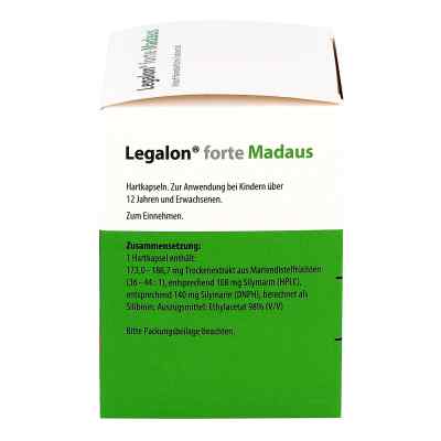 Legalon forte Madaus Hartkapseln Legalon forte Madaus Hartkapseln