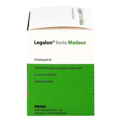 Legalon forte Madaus Hartkapseln Legalon forte Madaus Hartkapseln