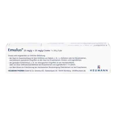 Emulus 25 mg/g + 25 mg/g Creme Emulus 25 mg/g + 25 mg/g Creme