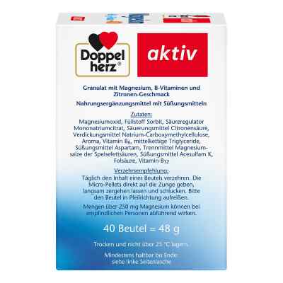 Doppelherz Magnesium+b Vitamine Direct w granulkach zamów na apo-discounter.pl
