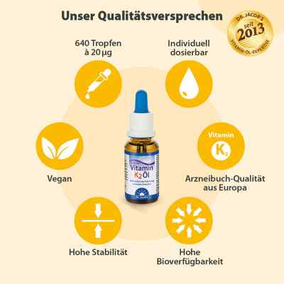 Vitamin K2 öl Doktor Jacobs Tropfen 20 Ml