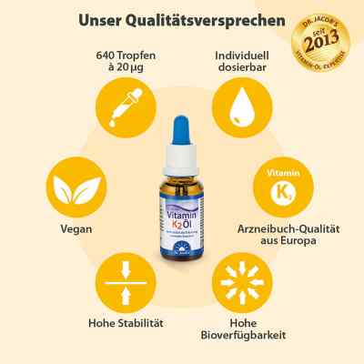 Vitamin K2 öl Doktor Jacobs Tropfen 20 Ml