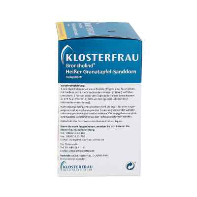 Klosterfrau Broncholind napój z granatu i rokitnika Klosterfrau Broncholind napój z granatu i rokitnika