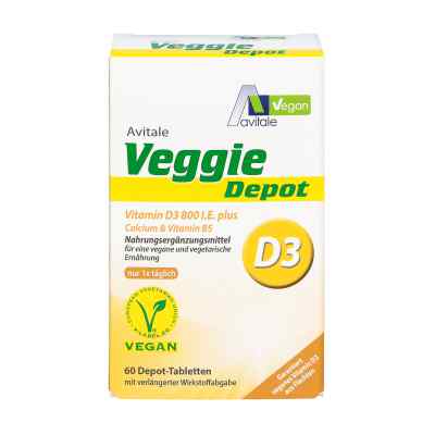 Veggie Depot Vitamin D3 800 I.e.+calcium+b5 Tabletten zamów na apo-discounter.pl