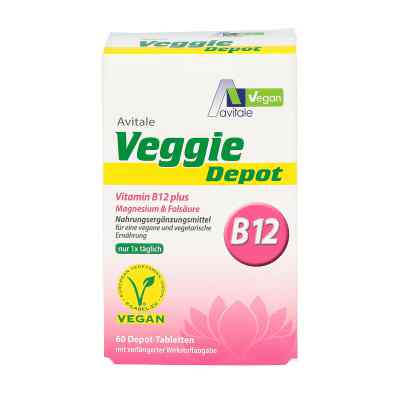 Veggie Depot witamina B12+ kwas foliowy tabletki zamów na apo-discounter.pl
