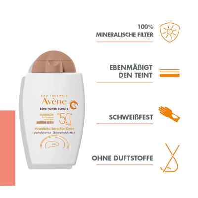 Avene Mineralisches Sonnenfluid Spf 50+ getönt Avene Mineralisches Sonnenfluid Spf 50+ getönt