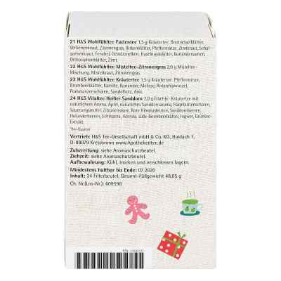 H&s Adventskalender Teezeit Filterbeutel H&s Adventskalender Teezeit Filterbeutel