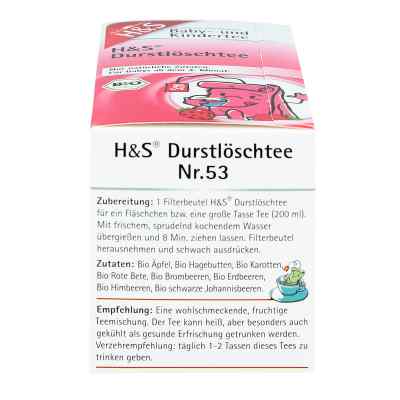 H&s Bio Durstlöschtee Baby- und Kindertee Filterbeutel zamów na apo-discounter.pl