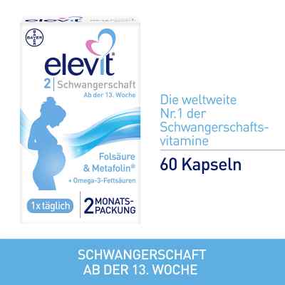 Elevit 2, kapsułki dla kobiet w ciąży zamów na apo-discounter.pl