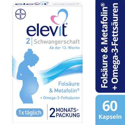 Elevit 2, kapsułki dla kobiet w ciąży zamów na apo-discounter.pl