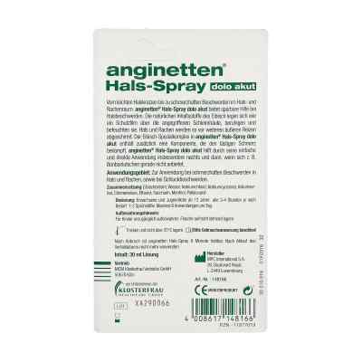 Anginetten Hals-spray dolo akut Anginetten Hals-spray dolo akut