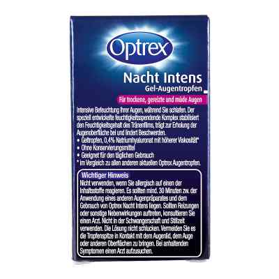 Optrex Nacht Intens Gel-augentropen 0,4% Hyaluron zamów na apo-discounter.pl