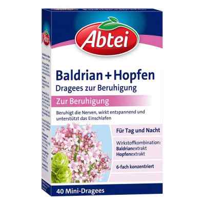 Abtei Baldrian+hopfen Dragees zur Beruhigung 40 szt. od Omega Pharma Deutschland GmbH PZN 12453623