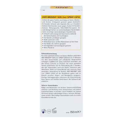 Anti Brumm Sun 2 in1 Spray SPF 50 zamów na apo-discounter.pl