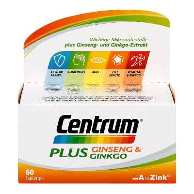 Centrum Plus z wyciągiem z żeńszenia i miłorzębu japońskiego tab zamów na apo-discounter.pl