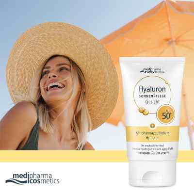 Medipharma Hyaluron krem przeciwsłoneczny do twarzy SPF50+ Medipharma Hyaluron krem przeciwsłoneczny do twarzy SPF50+