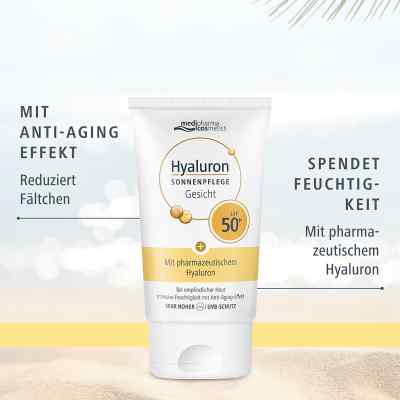 Medipharma Hyaluron krem przeciwsłoneczny do twarzy SPF50+ Medipharma Hyaluron krem przeciwsłoneczny do twarzy SPF50+