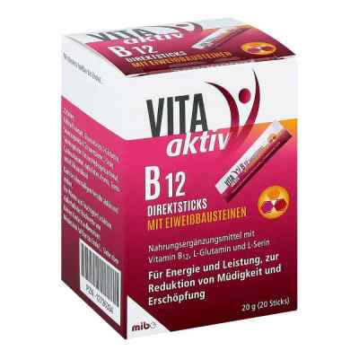 Vita Aktiv B12 Direktsticks mit Eiweissbausteinen zamów na apo-discounter.pl