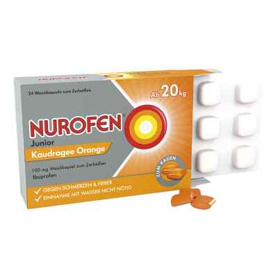 Nurofen Junior Drażetki o smaku pomarańczy 100 mg zamów na apo-discounter.pl