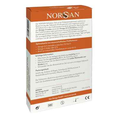 Norsan Fettsäure-analyse Selbsttest zamów na apo-discounter.pl