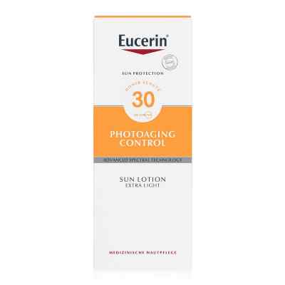 Eucerin Sun Lotion Photoaging Control SPF30 balsam przeciw słońc zamów na apo-discounter.pl