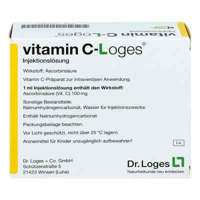 Vitamin C Loges 5 ml witamina c do iniekcji roztwór zamów na apo-discounter.pl