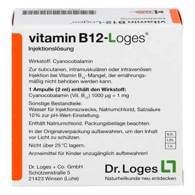 Vitamin B12-Loges ampułki do iniekcji zamów na apo-discounter.pl