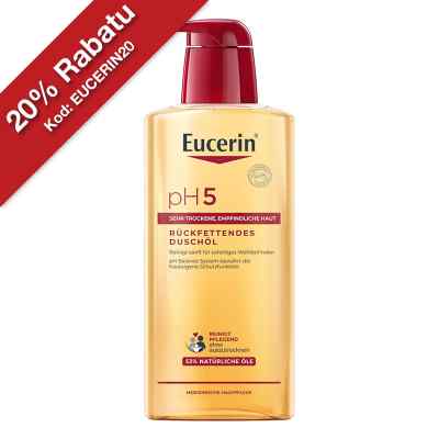Eucerin pH5 natłuszczający olejek pod prysznic do skóry suchej i 400 ml od Beiersdorf AG Eucerin PZN 13889021