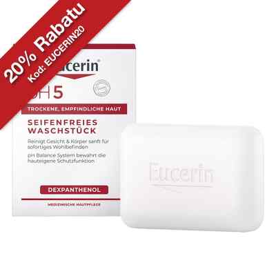 Eucerin pH5 kostka myjąca dla skóry wrażliwej 100 g od Beiersdorf AG Eucerin PZN 13889251