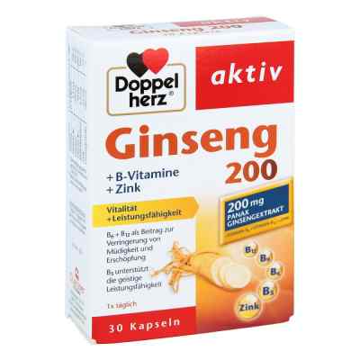 Doppelherz Ginseng 200+b-vitamine+zink kapsułki zamów na apo-discounter.pl