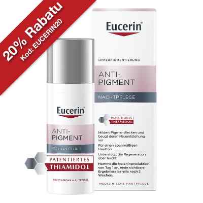 Eucerin Anti-pigment krem na noc z Thiamidolem przeciw przebarwi