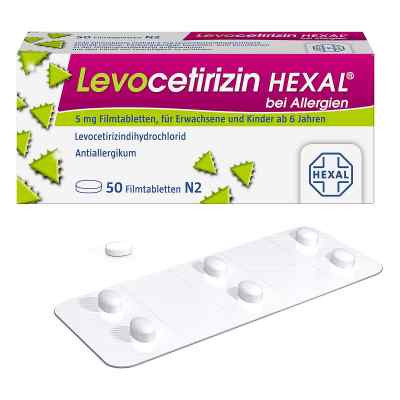 Levocetirizin Hexal bei Allergien 5 mg Filmtabletten zamów na apo-discounter.pl