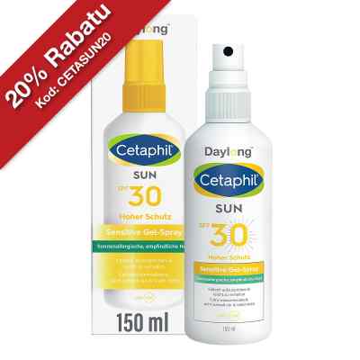 Cetaphil Sun Daylong sensitive żel-spray SPF 30