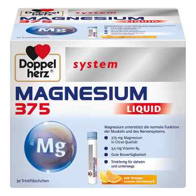 Doppelherz Magnesium 375 Liquid system Trinkampulle (n) zamów na apo-discounter.pl