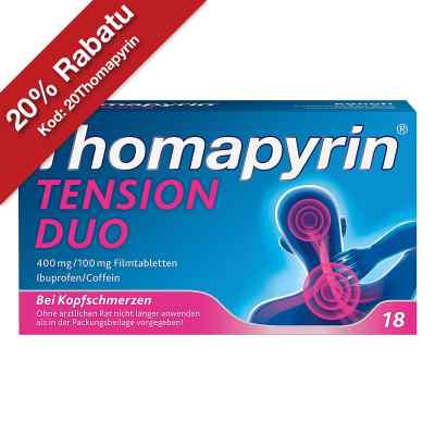 Thomapyrin Tension Duo 400 mg/100 mg tabletki powlekane