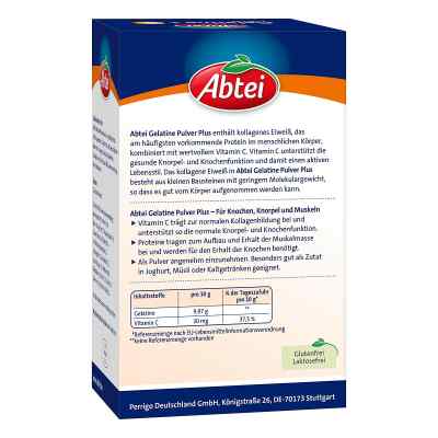 Abtei żelatyna do picia w proszku z witaminą C zamów na apo-discounter.pl