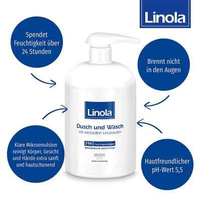 Linola Dusch und Wasch mit Spender zamów na apo-discounter.pl