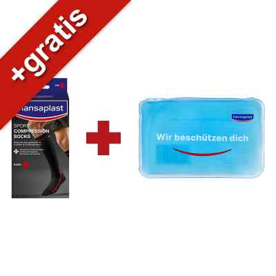 Hansaplast Sport Compression Socks Größe l 2 szt. od Beiersdorf AG PZN 15822914