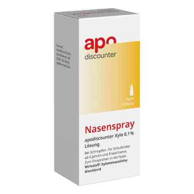 Xylometazolin 0,1 % spray do nosa zamów na apo-discounter.pl